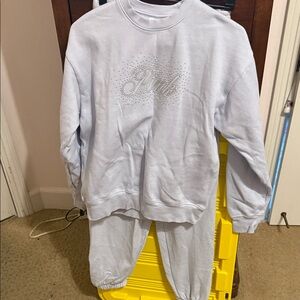 VS Pink bling sweats set